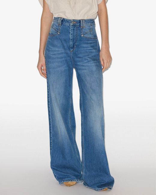 Isabel Marant Blue Lemony Pants