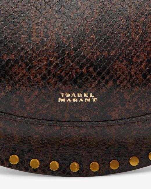 Isabel Marant White Oskan Moon Bag