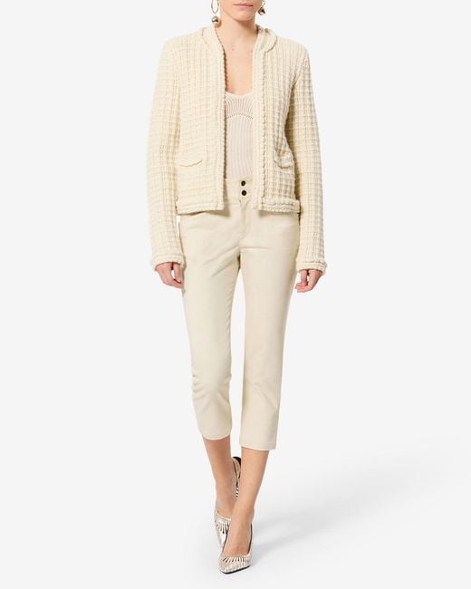 Isabel Marant White Berna Pants