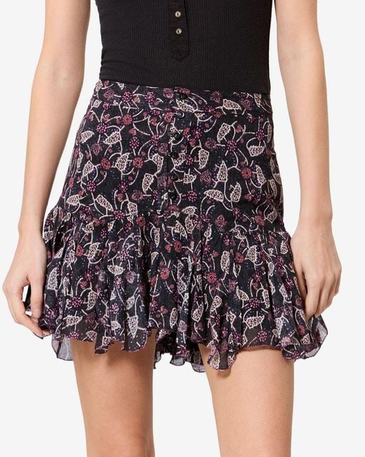 Isabel Marant Black Daneen Skirt