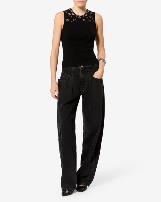 Isabel Marant Black Apoline Pullover