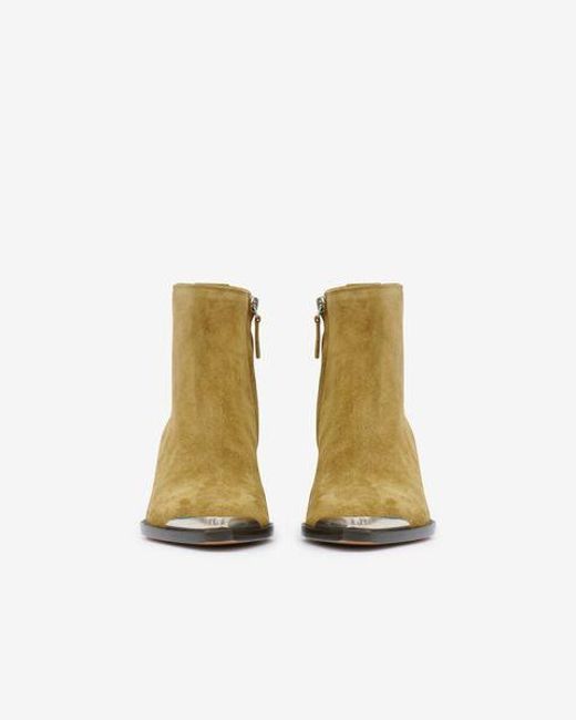 Isabel Marant White Adnae Low Boots