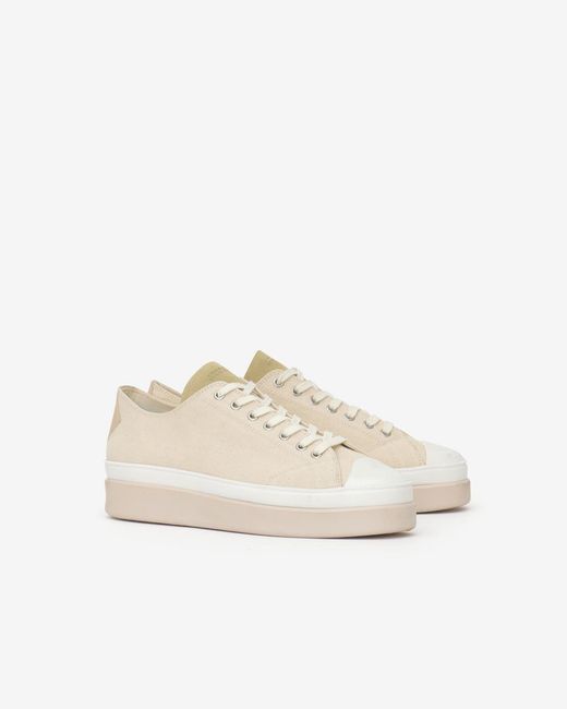 Isabel Marant White Austen Low Sneakers