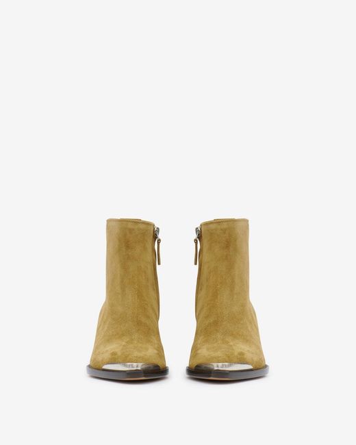 Isabel Marant White Adnae Low Boots
