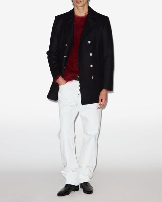 Cappotto Wym di Isabel Marant in Black da Uomo