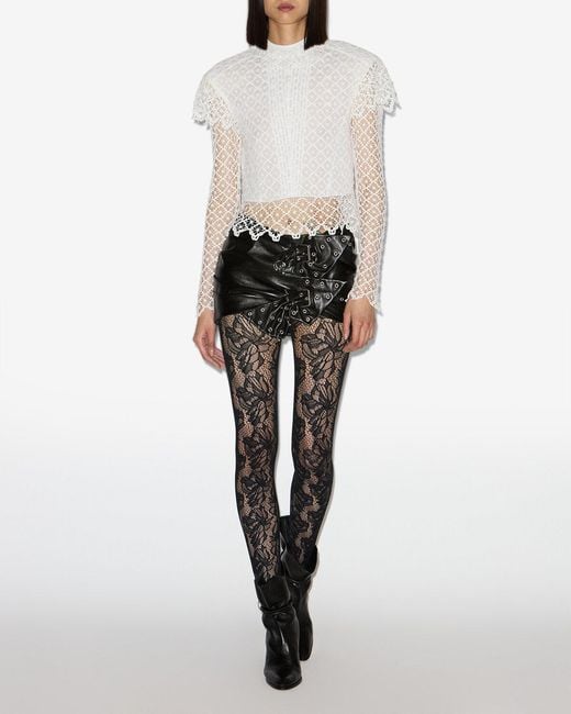 Isabel Marant White Ludivine Top