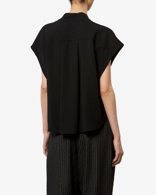 Isabel Marant Black Selene Top