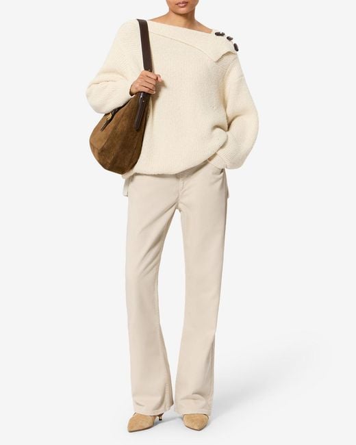 Isabel Marant White Belvira Jeans