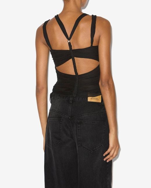 Top Revon di Isabel Marant in Black