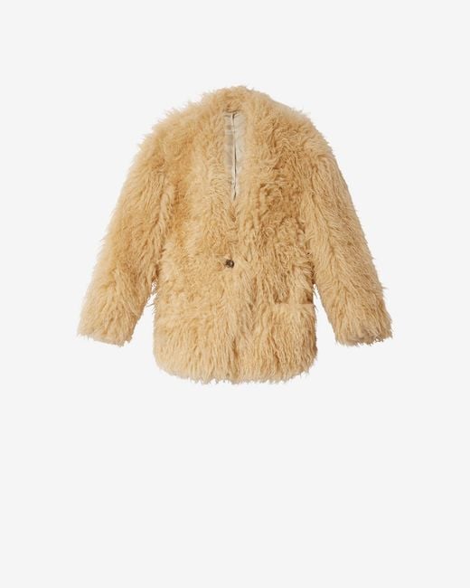 Isabel Marant White Mylae Coat