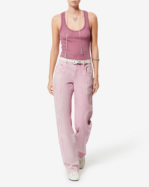 Isabel Marant Pink Jaylis Pants