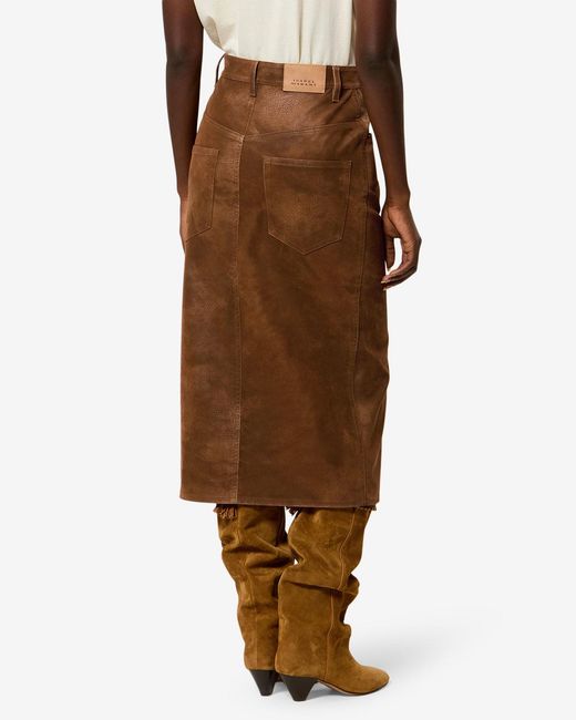 Isabel Marant Brown Bisane Skirt