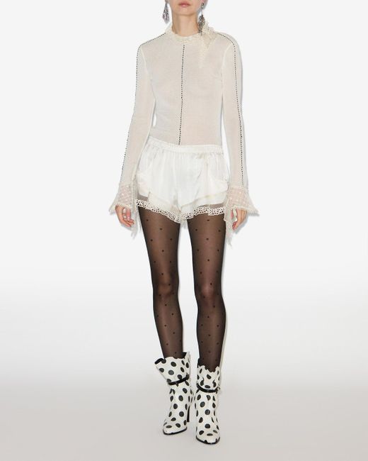 Isabel Marant White Shorts Ildana