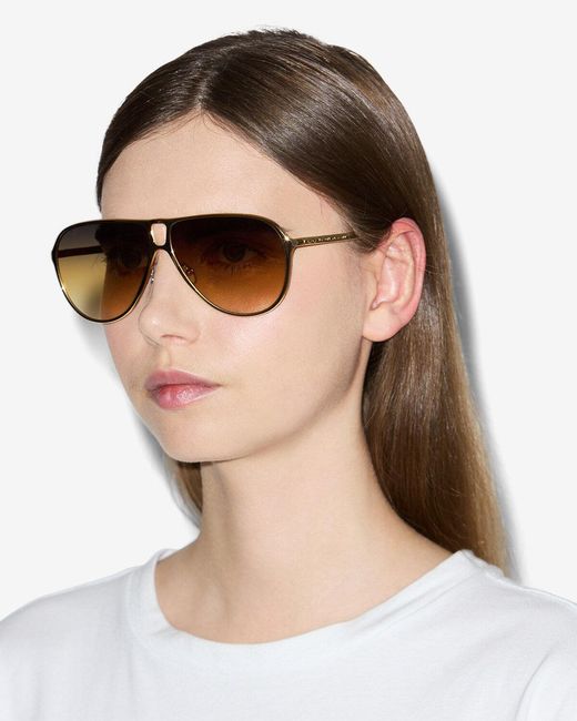 Isabel Marant White Haylo Aviator