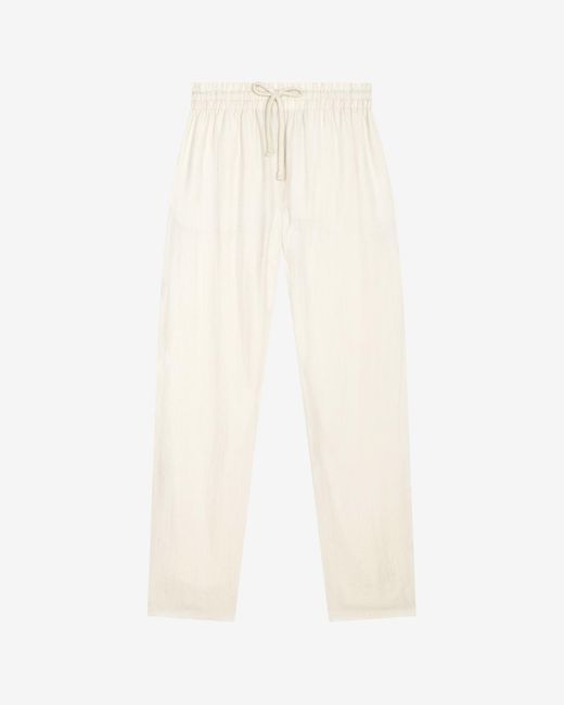 Isabel Marant White Berati Trousers