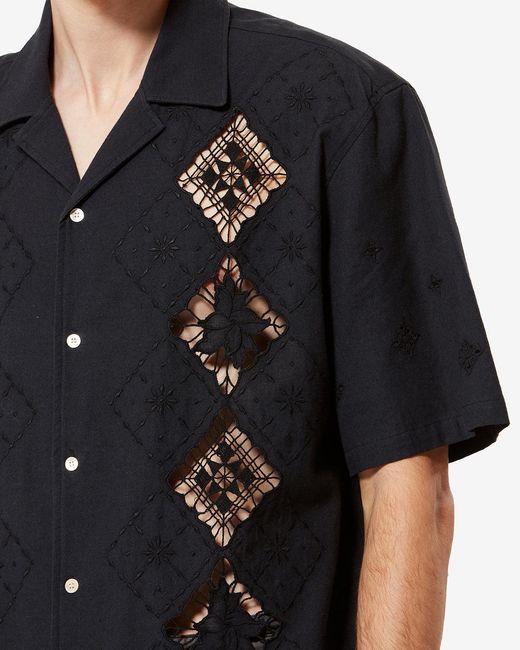 Isabel Marant Black Indy Shirt for men