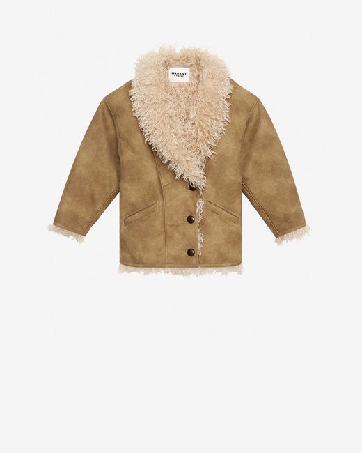 Isabel Marant Natural Clea Coat
