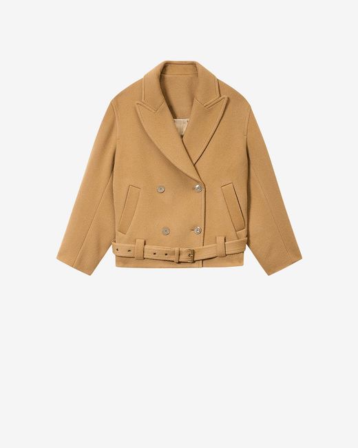 Isabel Marant Natural Warna Coat