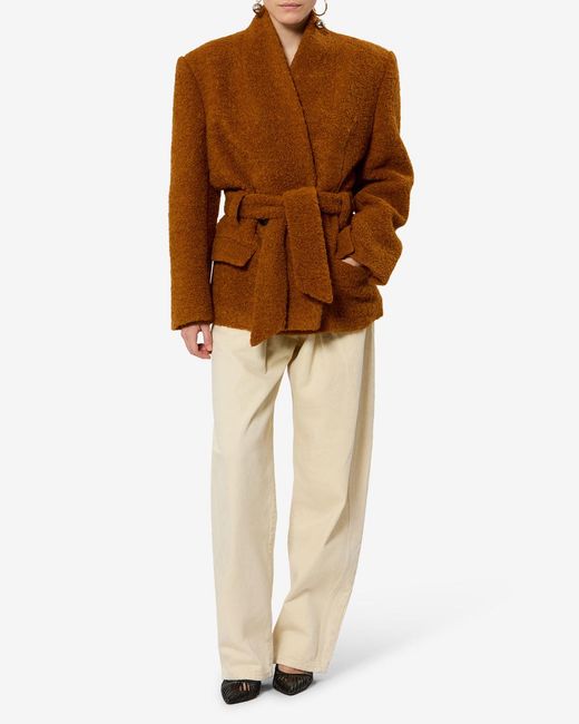 Isabel Marant Brown Syndra Wool Jacket