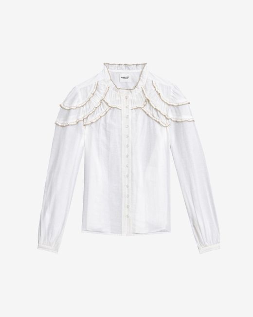 Blusa Christa Isabel Marant de color White