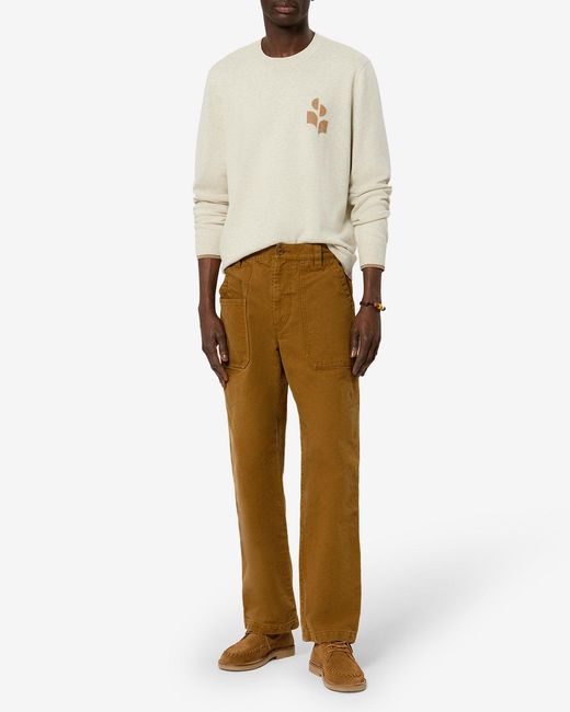 Isabel Marant White Antea Pullover for men