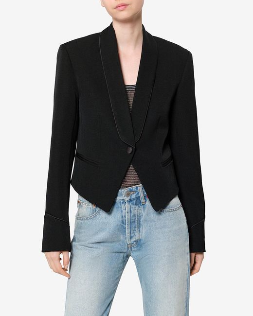 Isabel Marant Black Pialena Wool Jacket