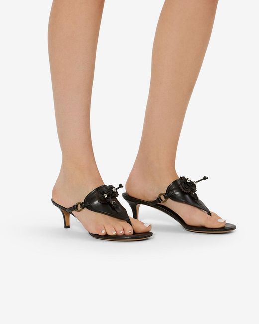 Isabel Marant White Ekyne Sandals