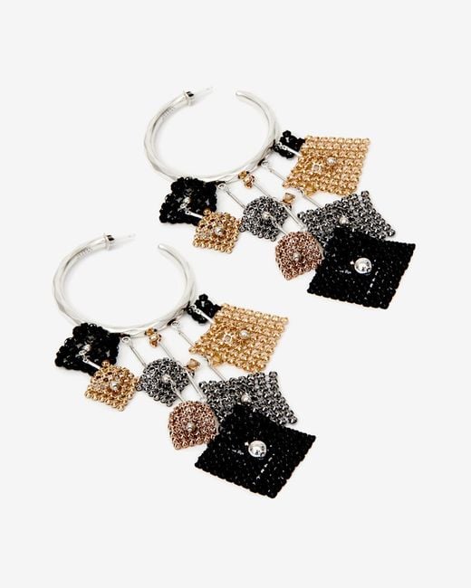 Isabel Marant Black Catalina Earrings