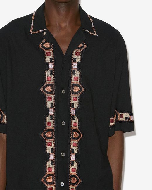 Camicia Zao di Isabel Marant in Black da Uomo