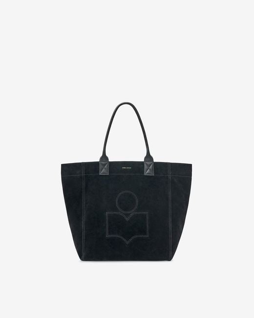 Isabel Marant Black Yenky Suede Tote Bag