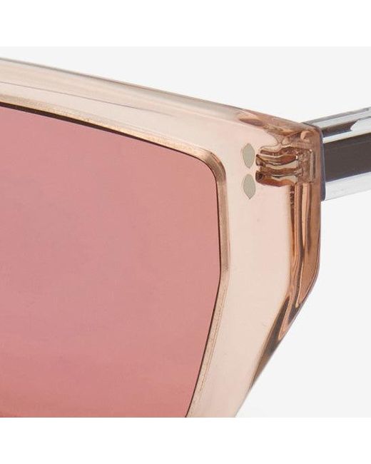 Isabel Marant Pink Squared Tessa