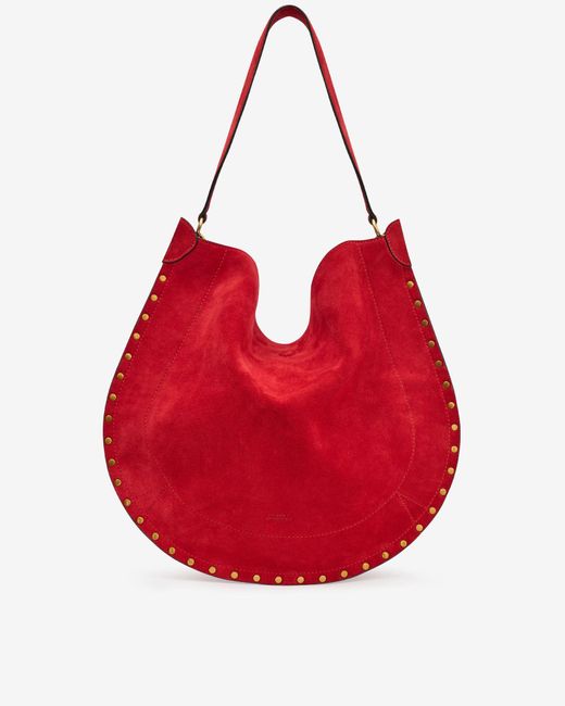 Isabel Marant Red Oskan Hobo Soft Bag