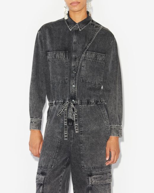 Isabel Marant Gray Idany Overall