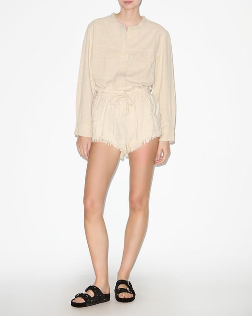 Isabel Marant Natural Tecoyo Top