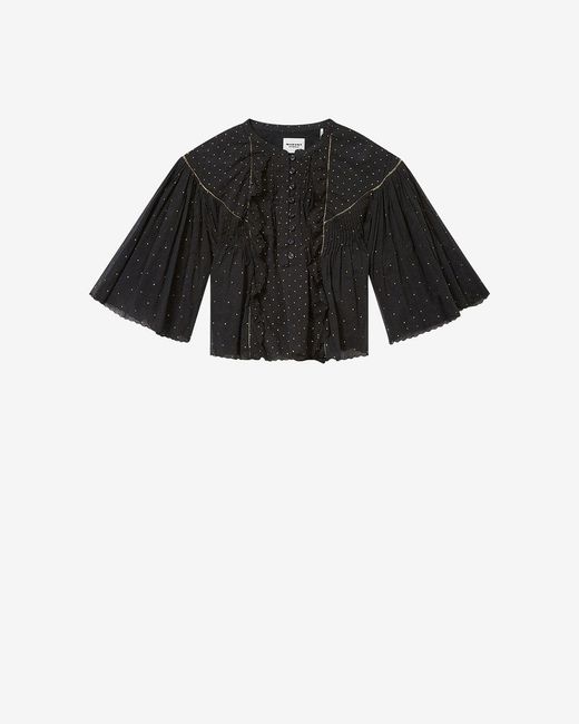 Isabel Marant Black Veenia Top