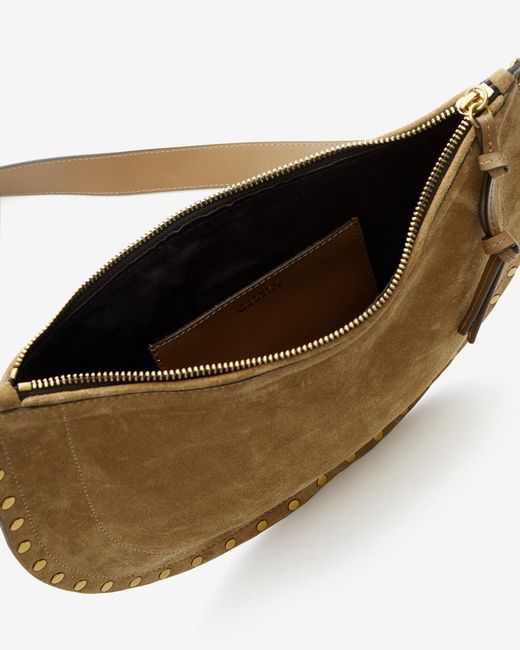 Isabel Marant Metallic Oskan Soft Zipped Bag