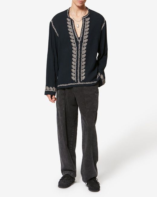 Isabel Marant Blue Cizalie Top for men