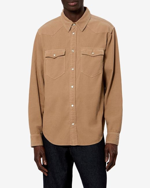 Isabel Marant White Vasco Shirt for men