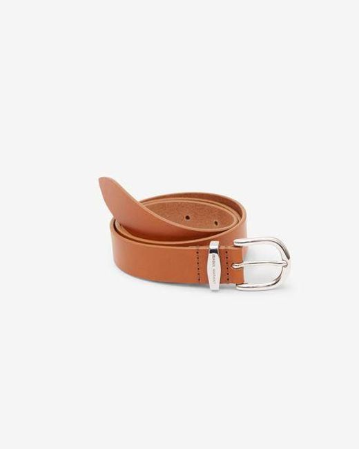 Zadd Leather Cinturón Isabel Marant de color White