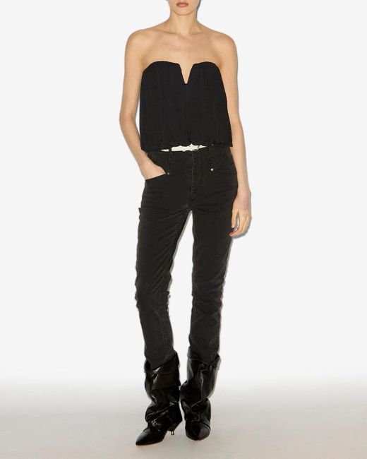 Bustino Amalia di Isabel Marant in Black