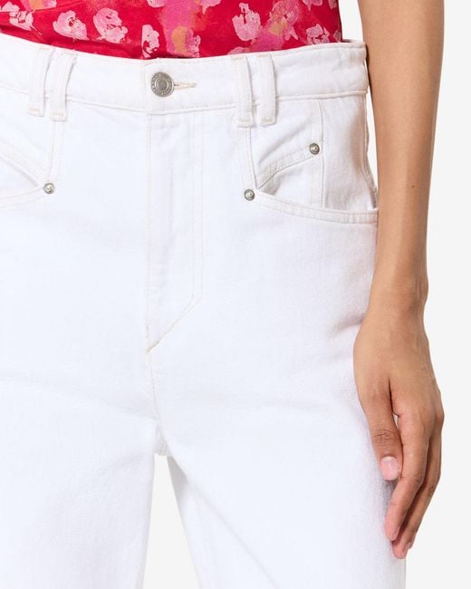 Isabel Marant White Lemony Pants