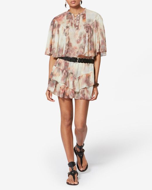 Isabel Marant White Veelia Top