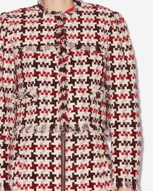 Isabel Marant Red Amelio Jacket