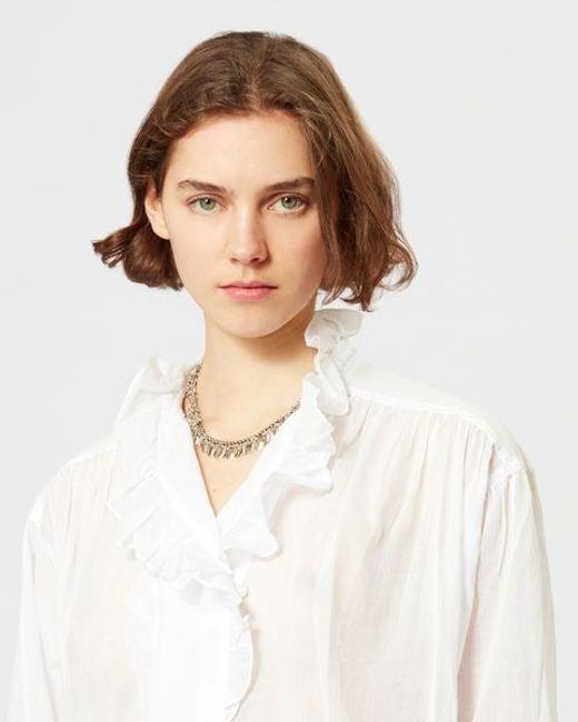 Isabel Marant White Pamias Top