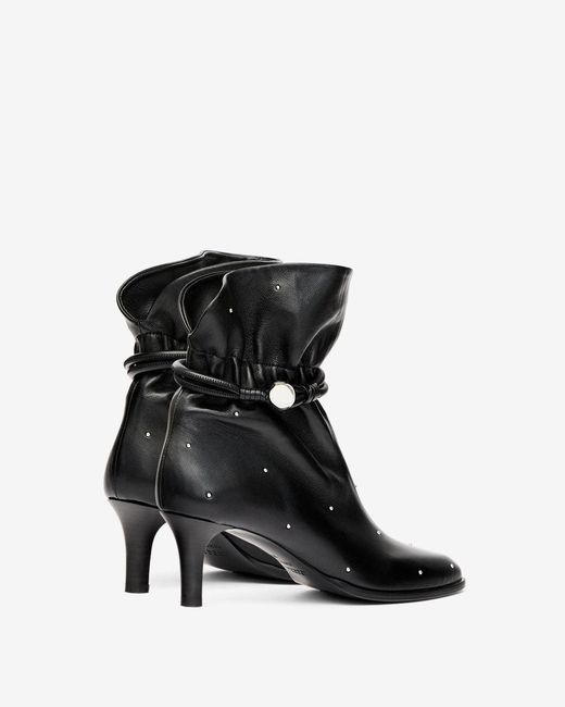 Isabel Marant Black Forla Button Boots