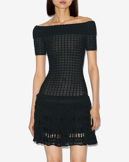Isabel Marant Black Charlotte Dress