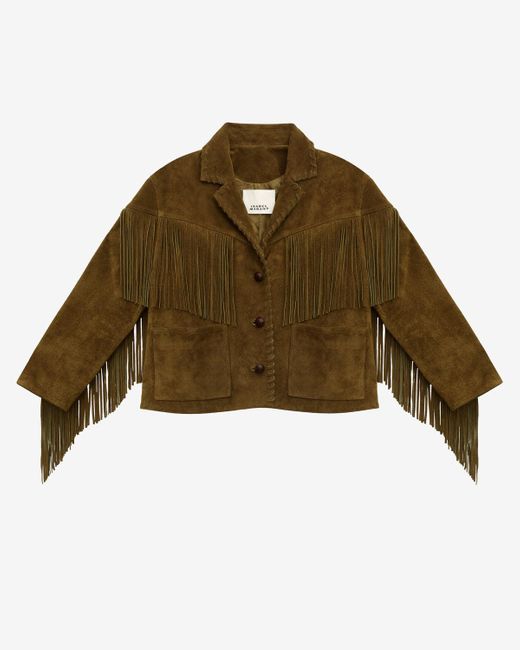 Isabel Marant Green Fabie Jacket