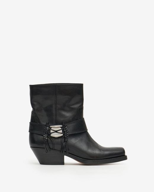 Isabel Marant Black Akson Gaucho Boots