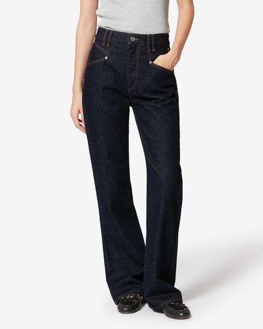 Isabel Marant Blue Belvia Pants