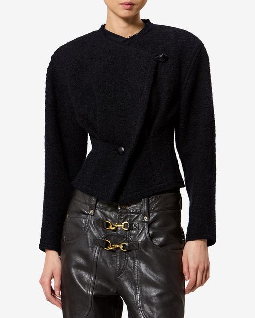 Isabel Marant Black Suna Wool Jacket